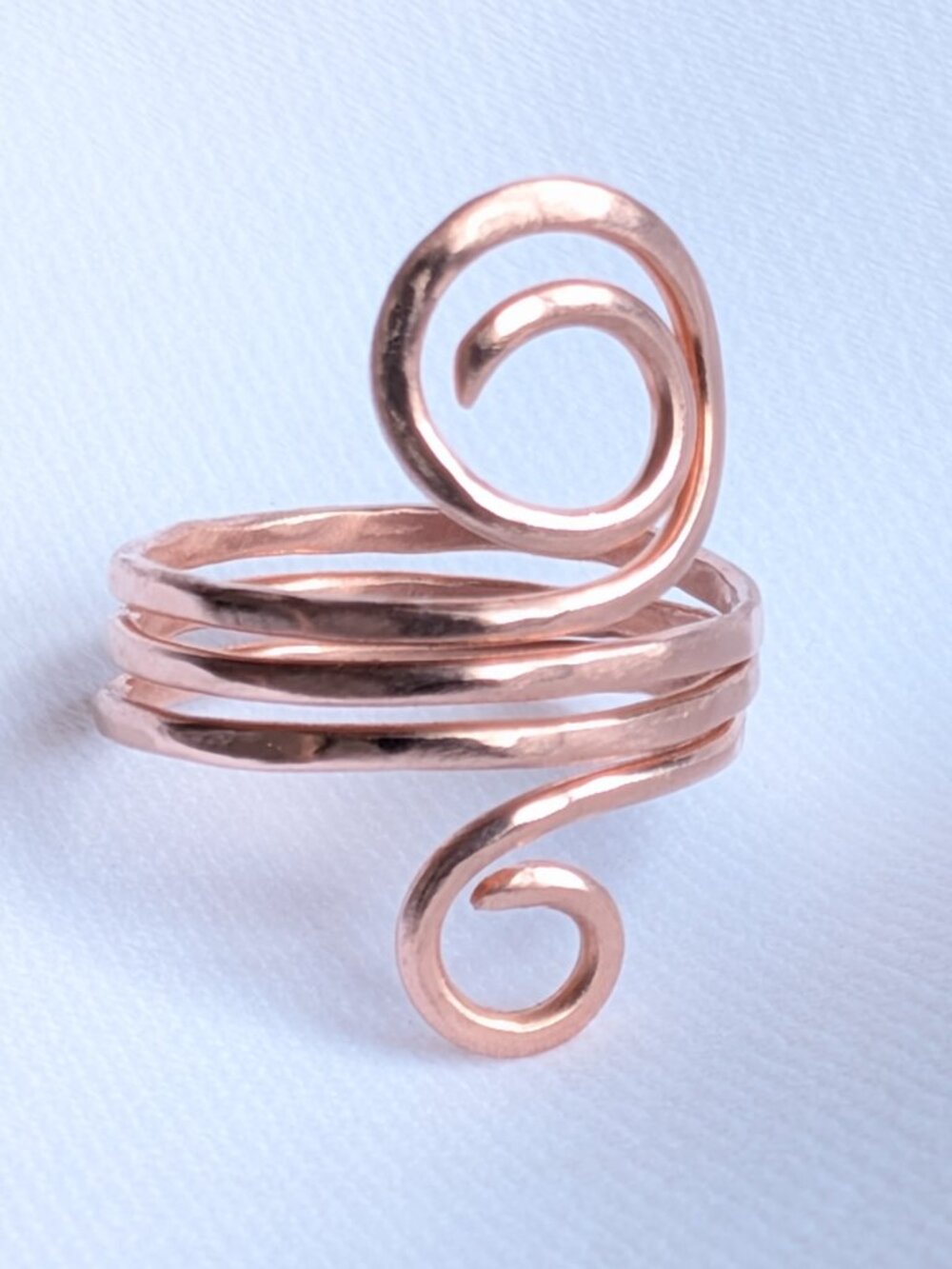 Healing Copper Spiral Ring